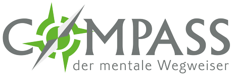 Das Logo von Compass – Der Mentale Wegweiser zeigt einen grünen Kompass.