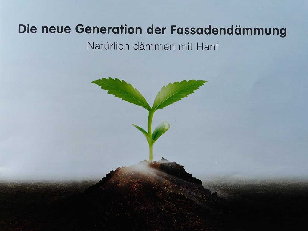 Fassadendämmung mit Hanf