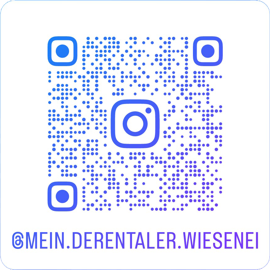 Ein QR-Code für Instagram wird auf weißem Hintergrund angezeigt