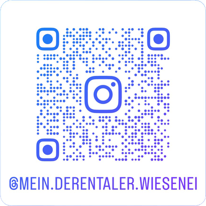 Ein QR-Code für Instagram wird auf weißem Hintergrund angezeigt