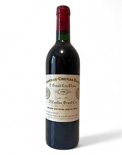 Une bouteille de vin.