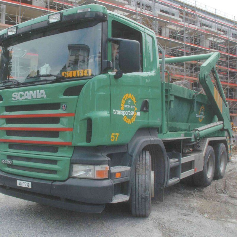 camion benne récent