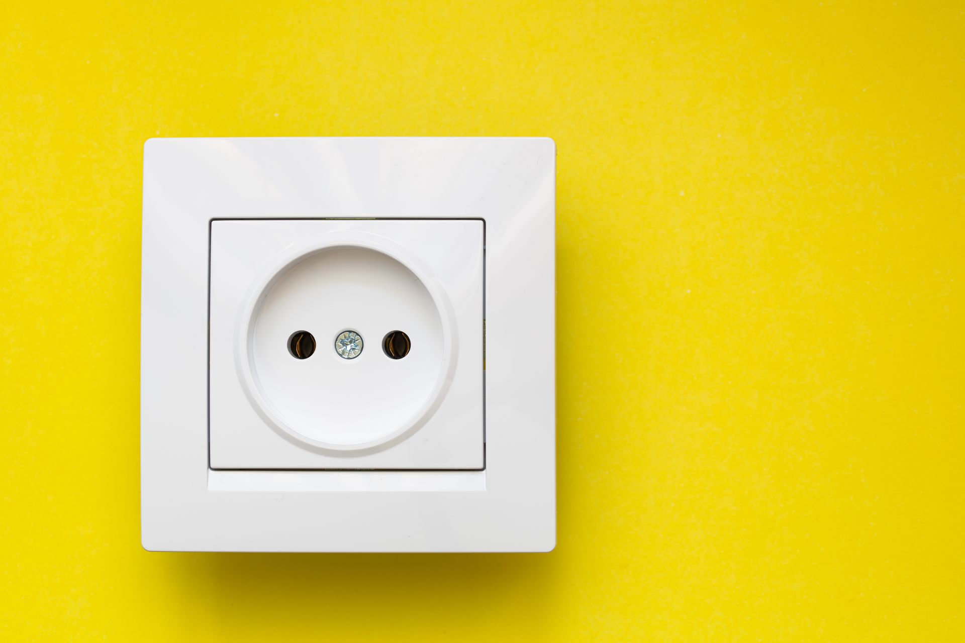 Gros plan sur une prise électrique