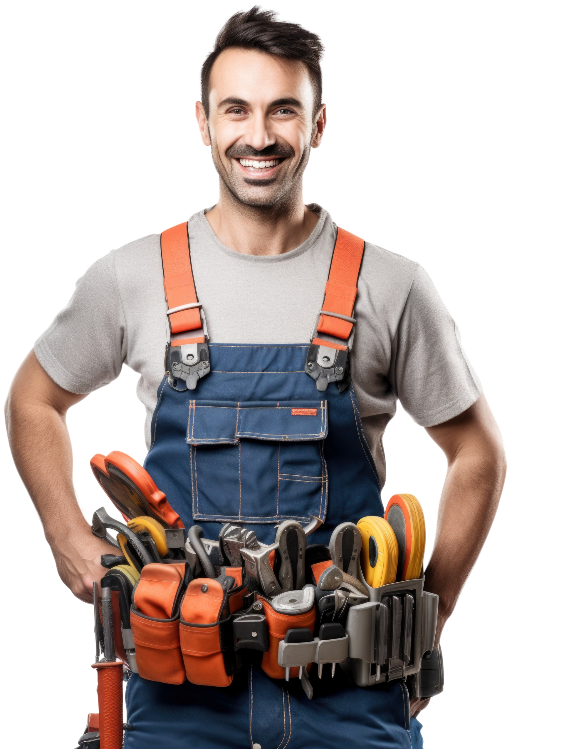 Un homme avec ses outils
