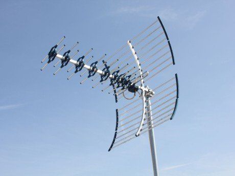 Antenne TV gros plan
