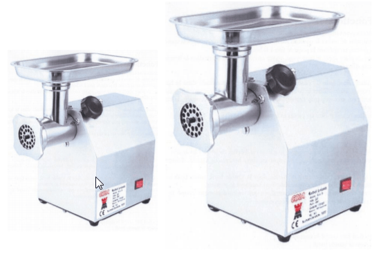 matériel de boucher