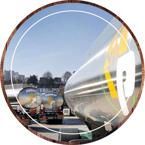 Zoom sur un camion citerne