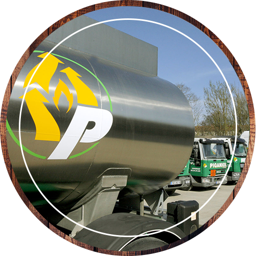 Camion de livraison de GNR