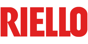 Logo RIELLO rouge sur fond blanc