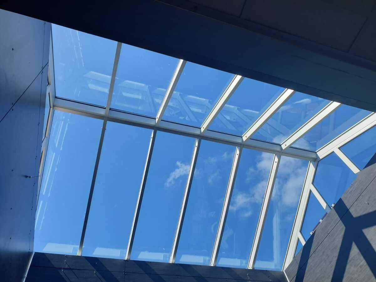 3ème vu du dessous d'une verrière