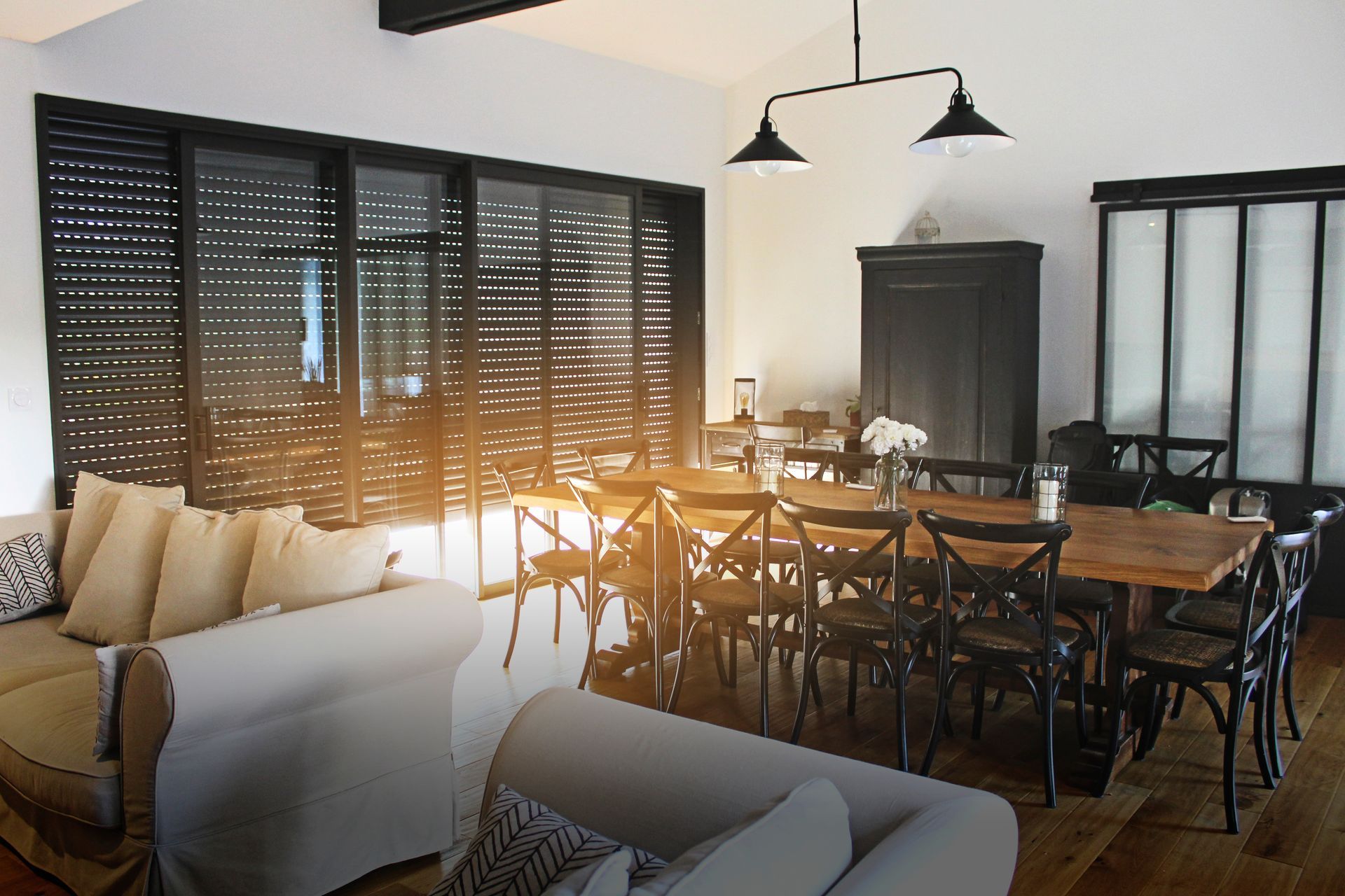 Des volets roulants intérieurs