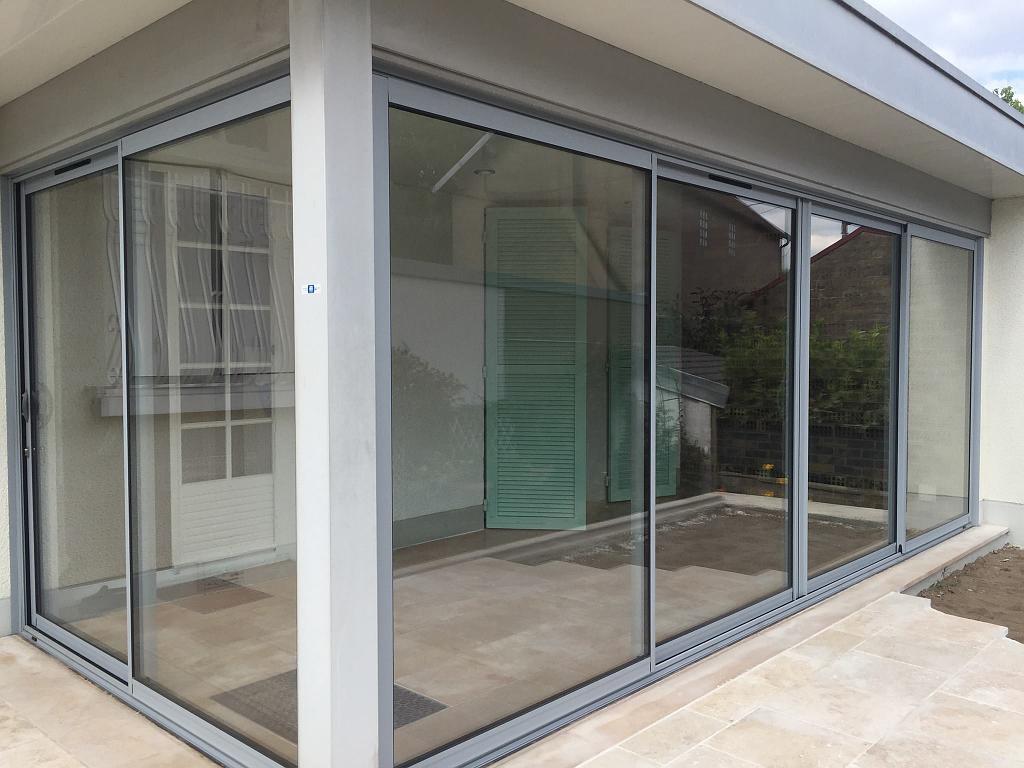 véranda + baies-vitrées