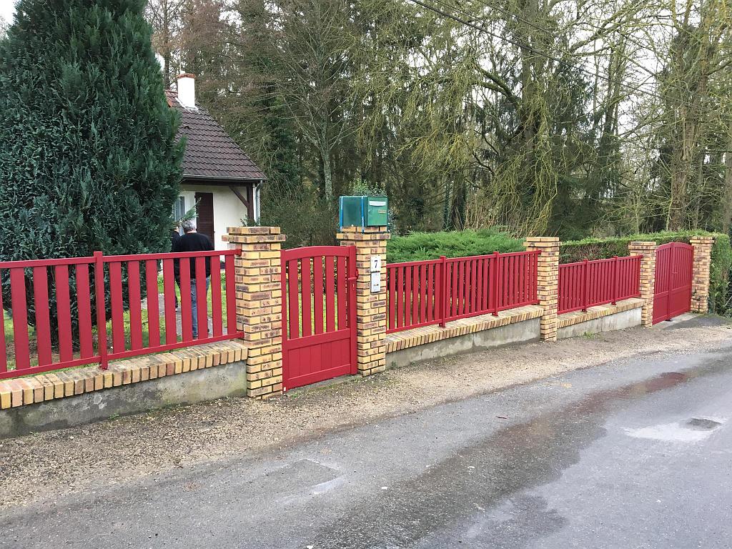 portillon + clôture