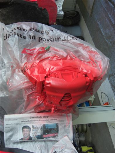 Bremszangen lackieren