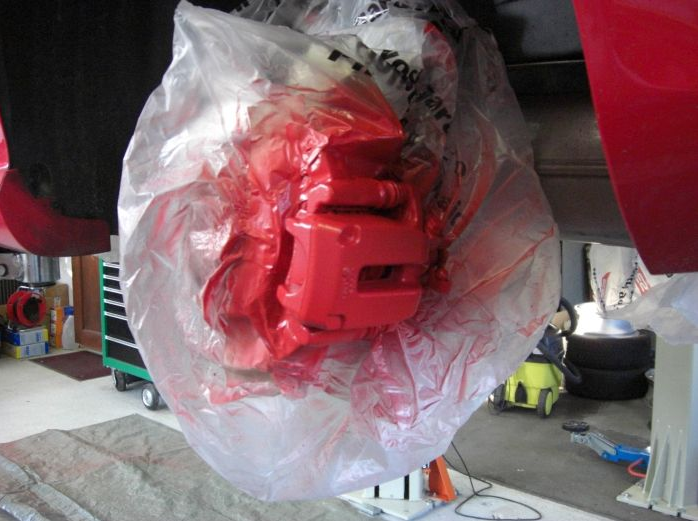 Bremszangen lackieren