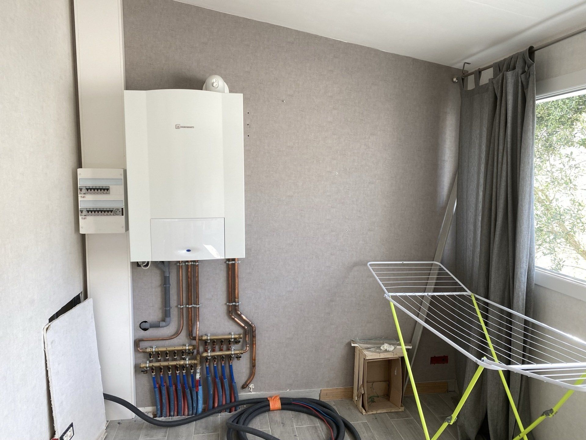 Déplacement de chaudière avec modification des réseaux