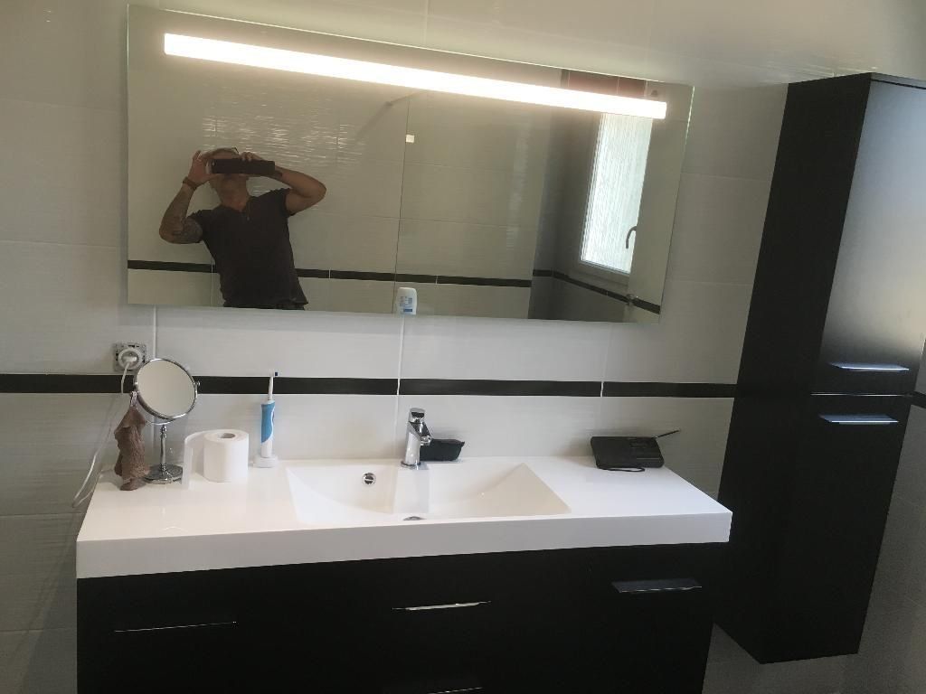 Meuble 140 cm avec vasque centrale