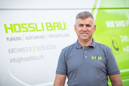 Mitarbeiter der Hossli Bau GmbH
