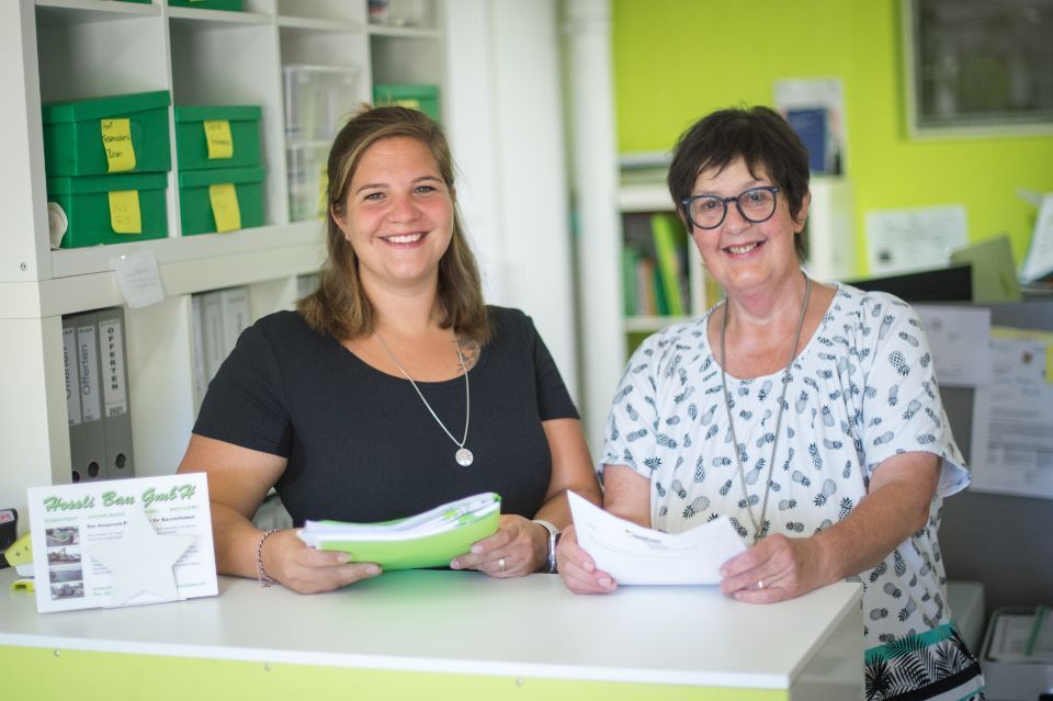 Mitarbeiter der Hossli Bau GmbH