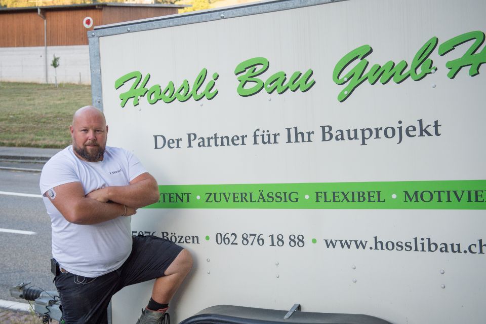 Mitarbeiter der Hossli Bau GmbH