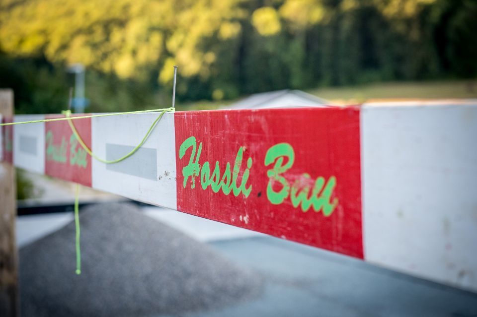 Nahaufnahme von einem Absperrband