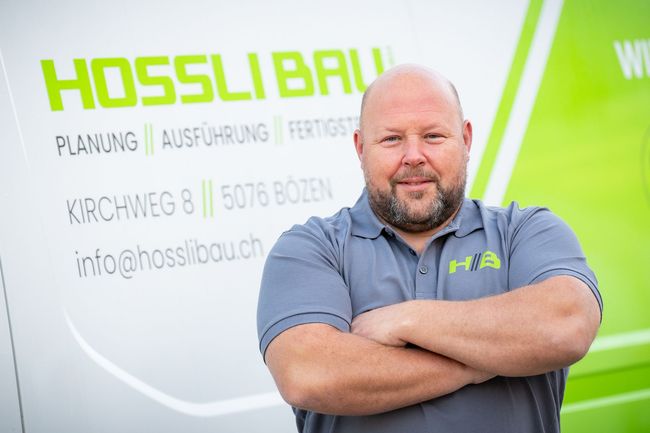 Mitarbeiter der Hossli Bau GmbH