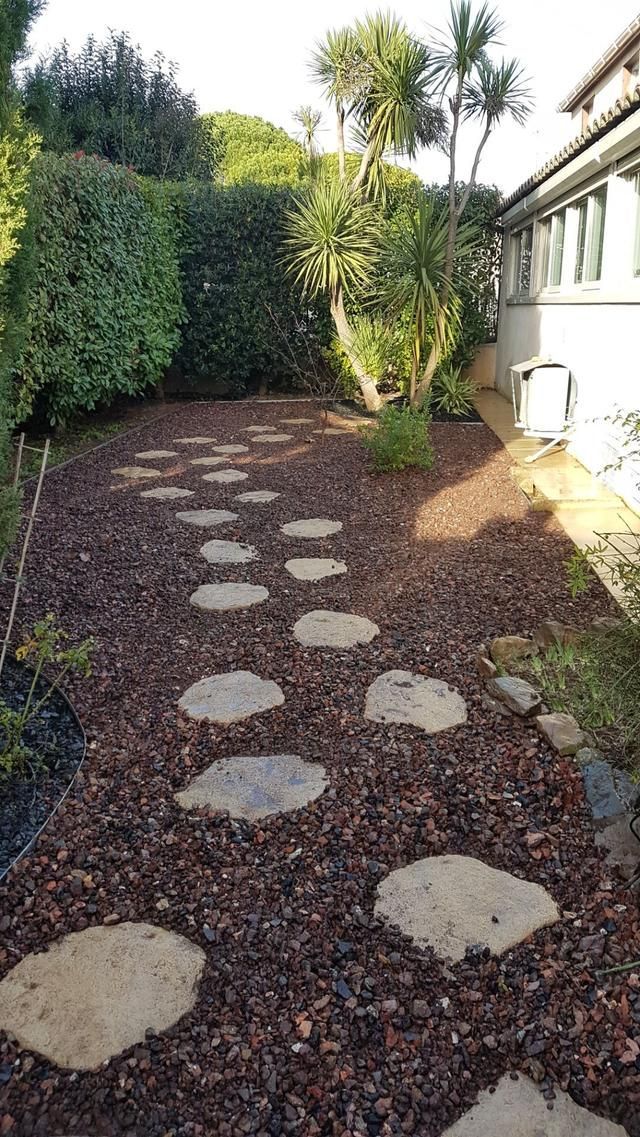 Allée de jardin.