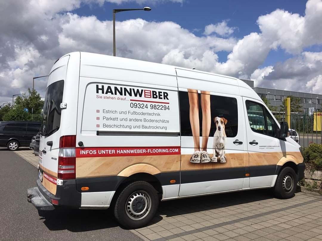 Hannweber flooring GmbH & Co. KG, Fahrzeuge, Fuhrpark