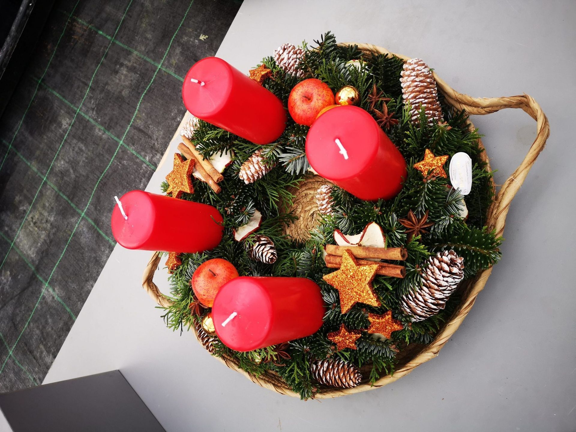 Weihnachtskranz, Foto von Blumen Böswirth