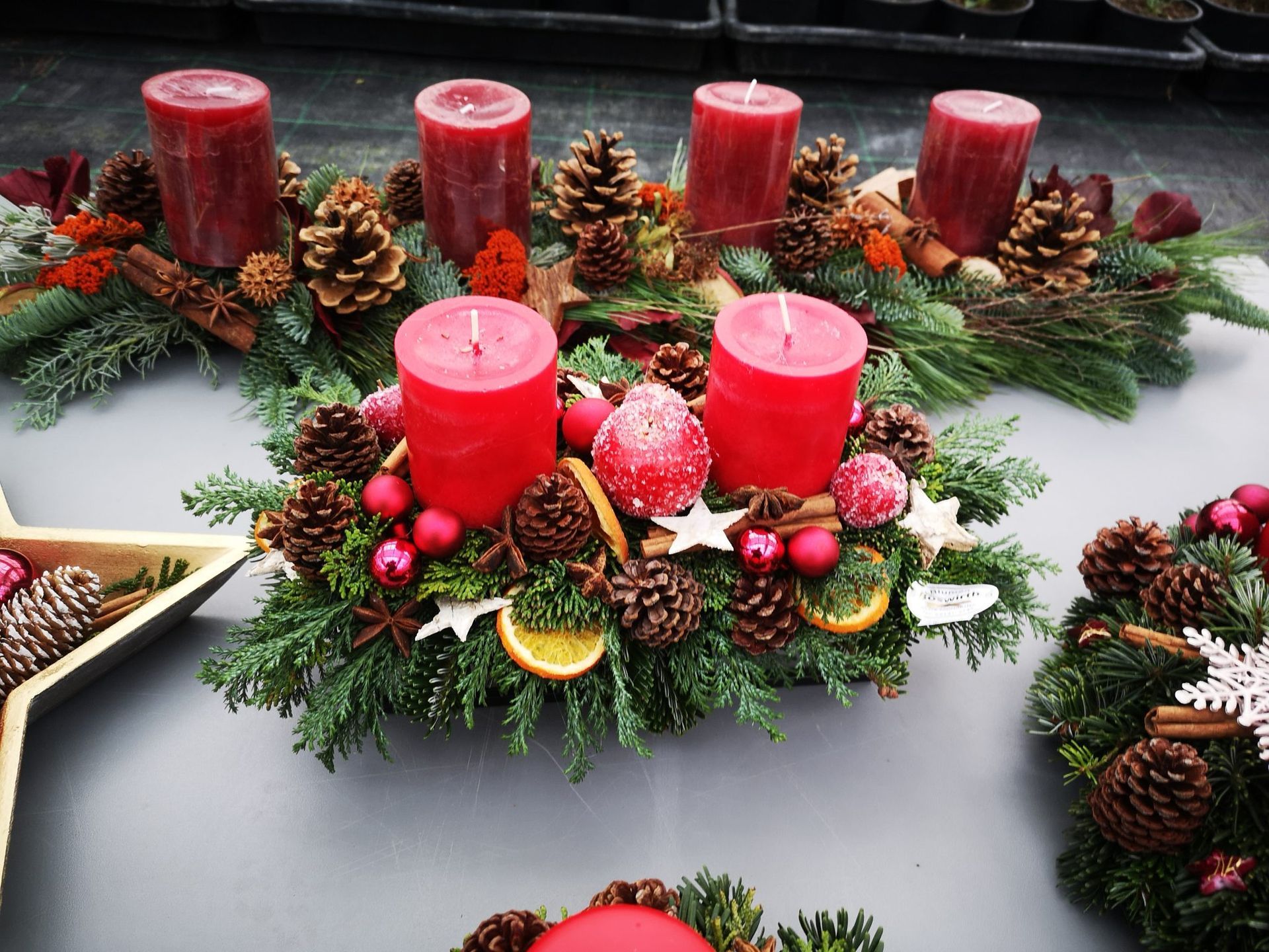 Weihnachtskranz, Foto von Blumen Böswirth