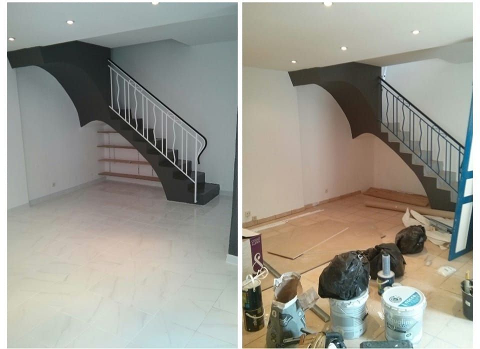 Pose de carrelage en rénovation