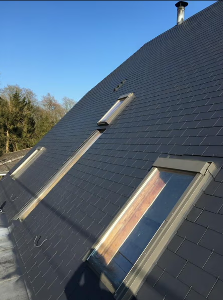 Pose de fenêtres de toit