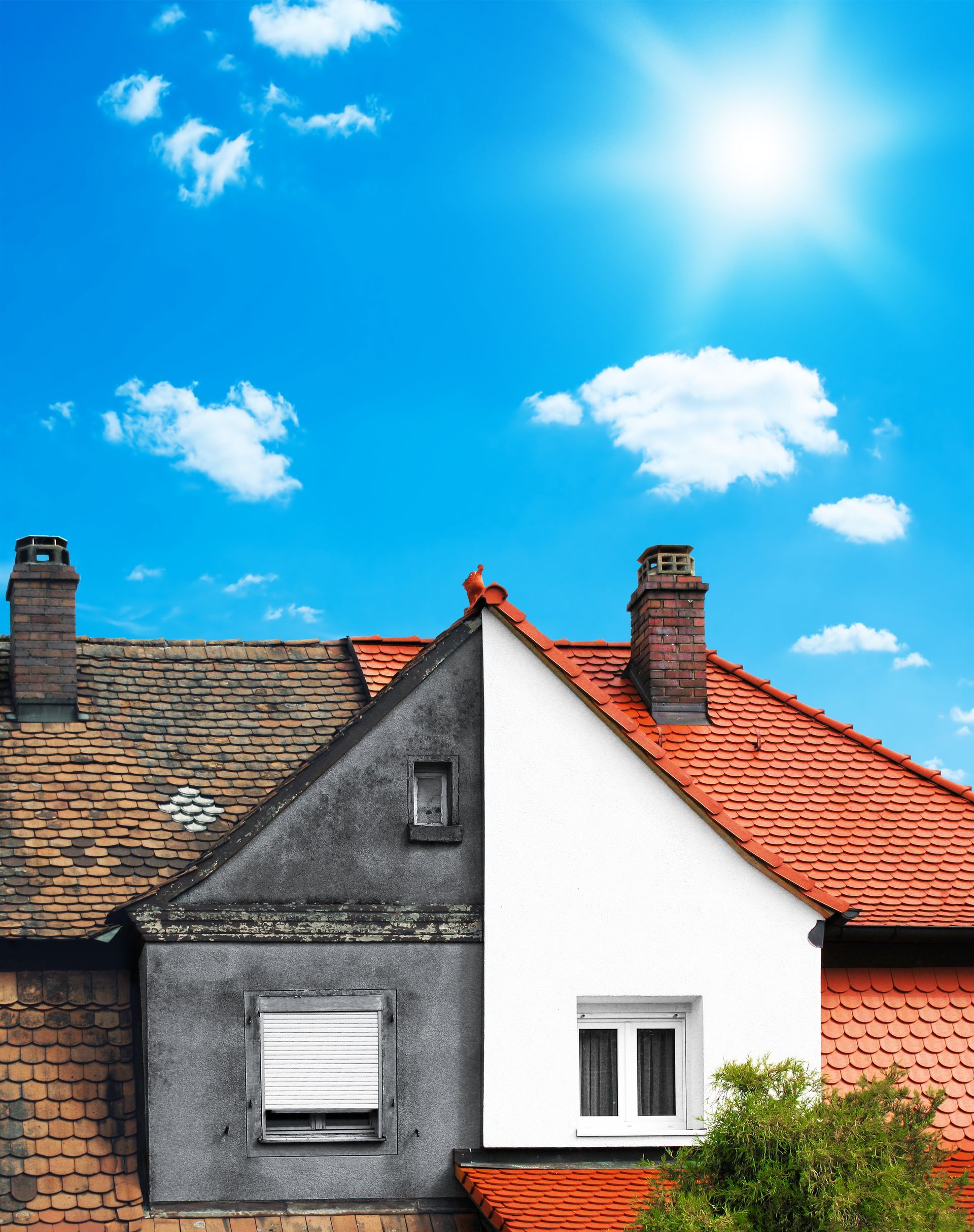 Travaux de rénovation extérieure avant et après