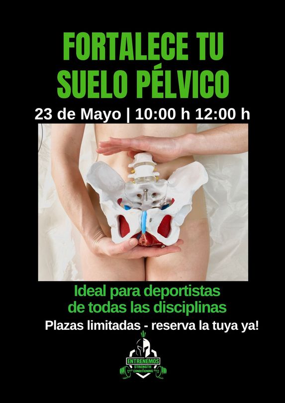 A poster that says fortalece tu suelo pelvico