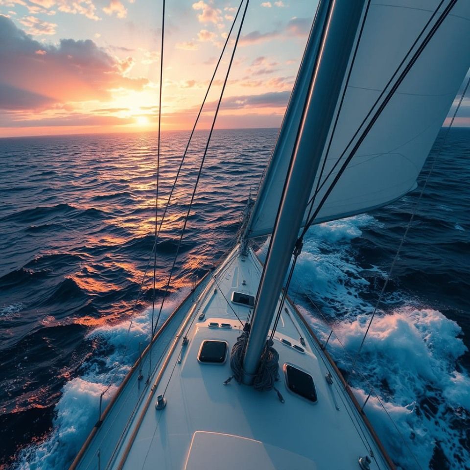 KI Bild, Segelboot
