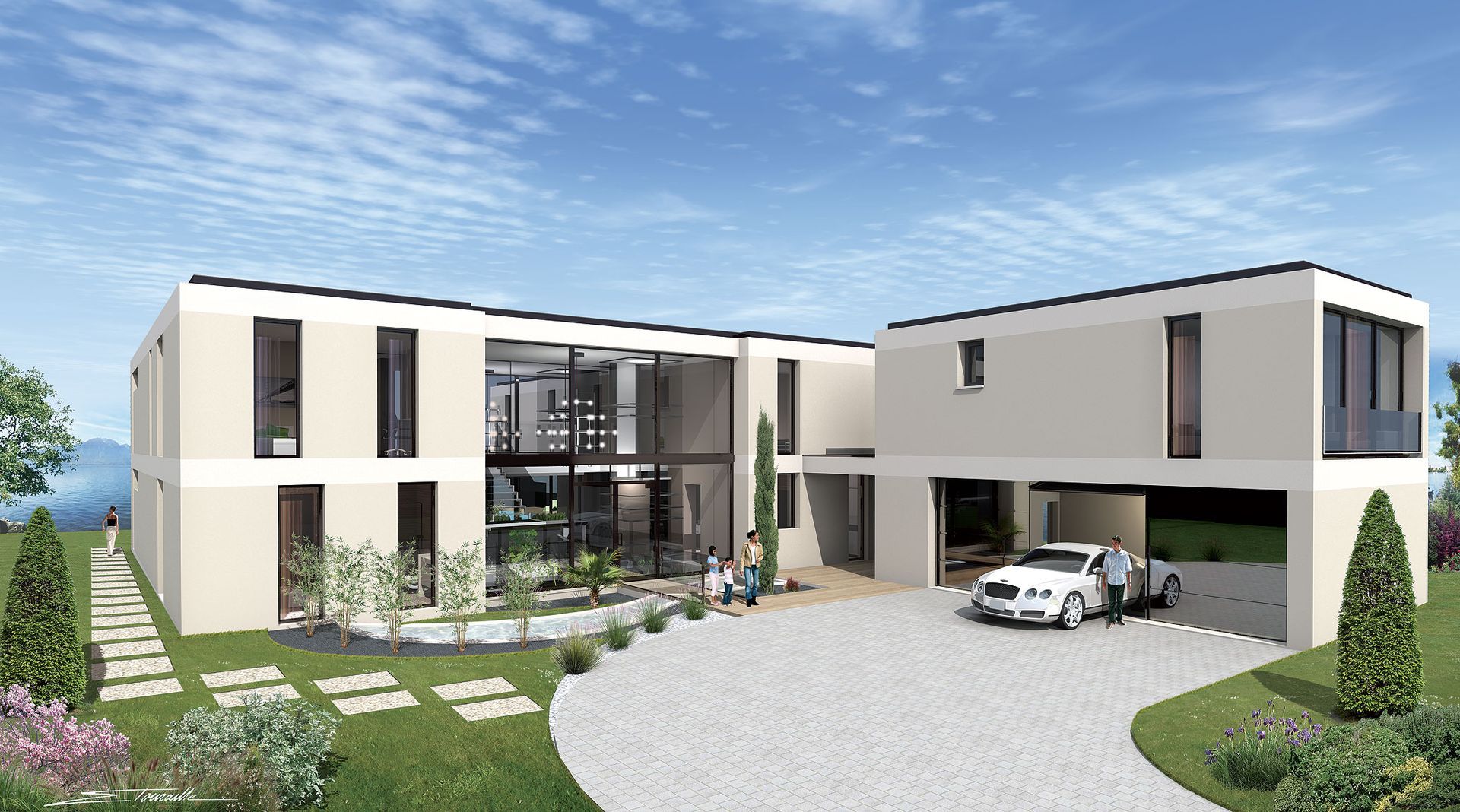 Villa Leman point de vue extérieur