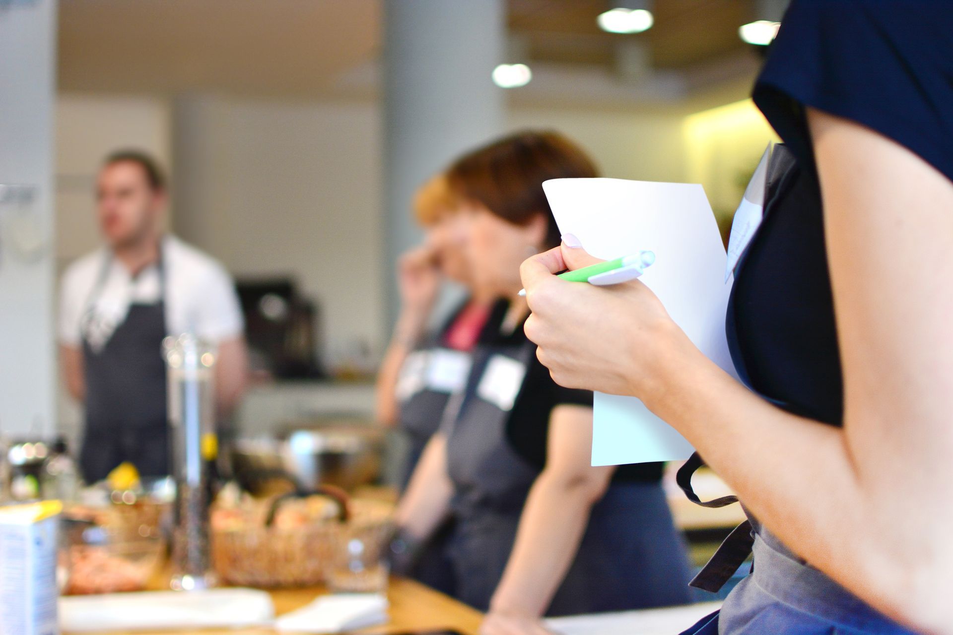 Restaurantpersonal Besprechung