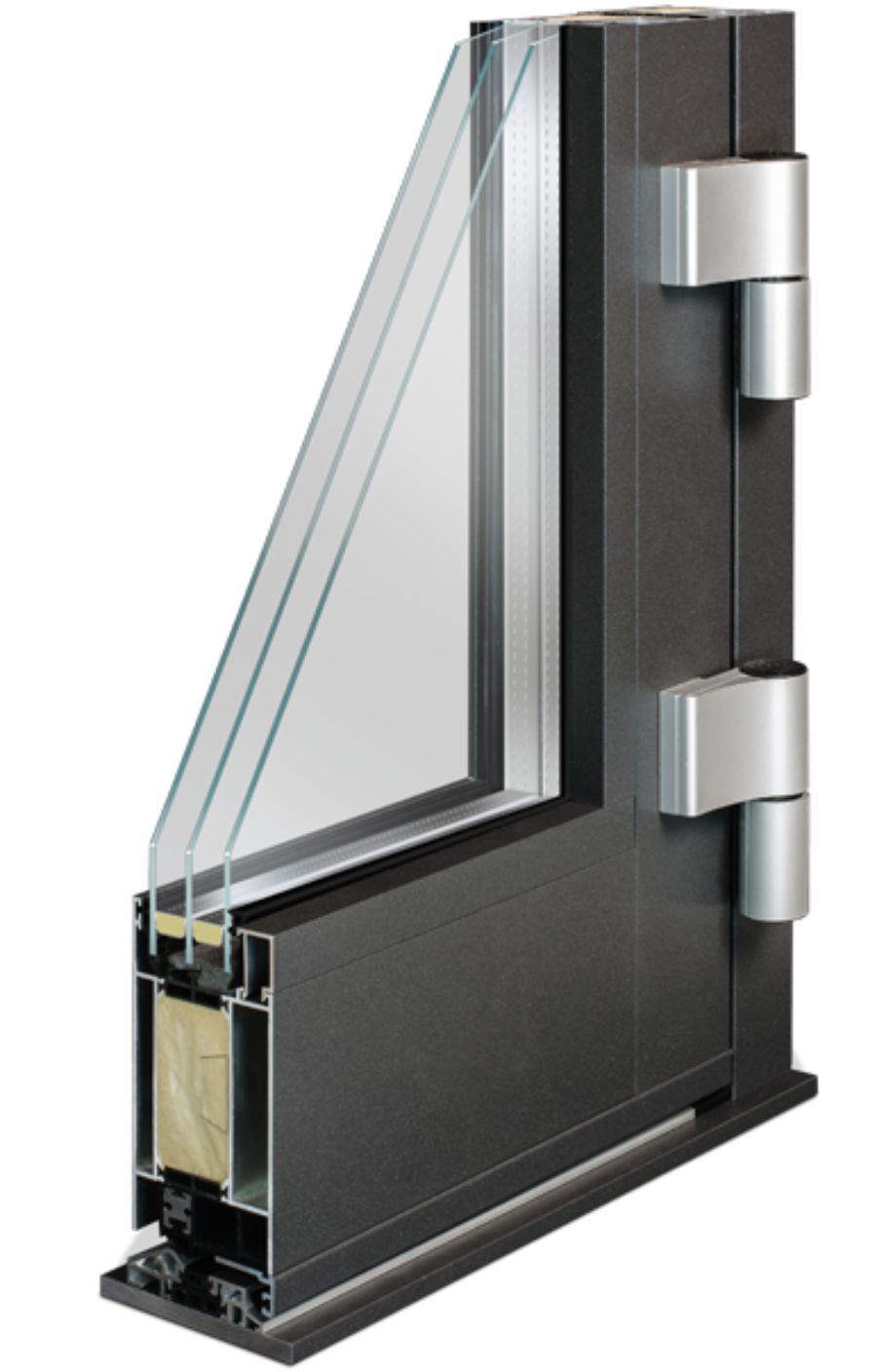 Innenansicht Fenster Profil Blecher Aluminiumtüren