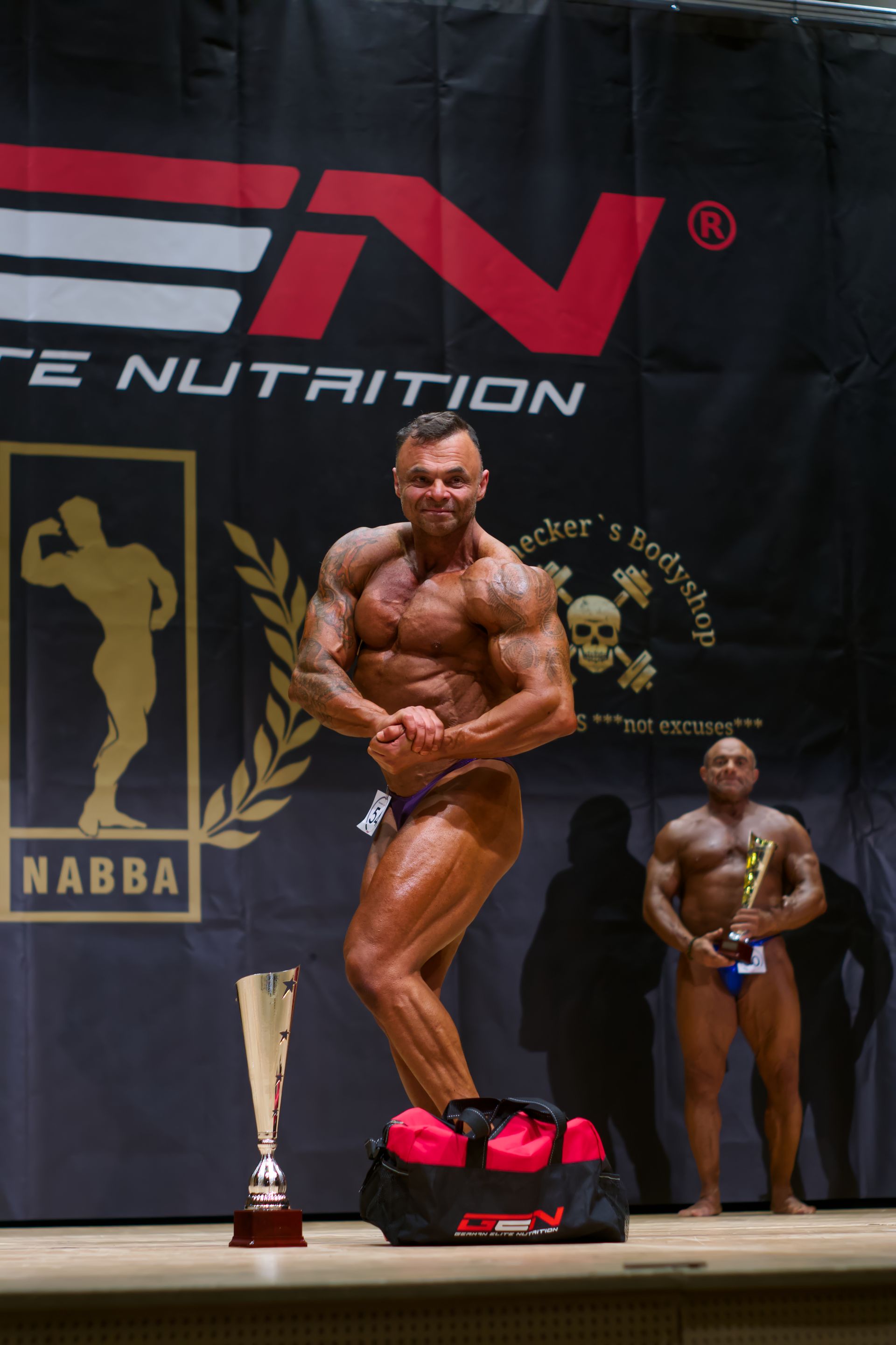 Bodybuilding Wettbewerb: Posen Detlef Schmidt
