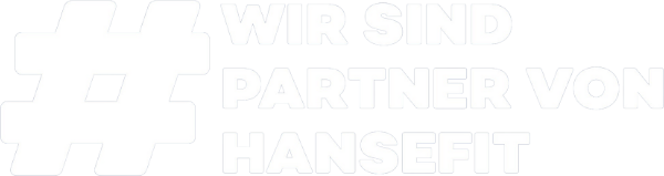 # Wir sind Partner von Hansefit