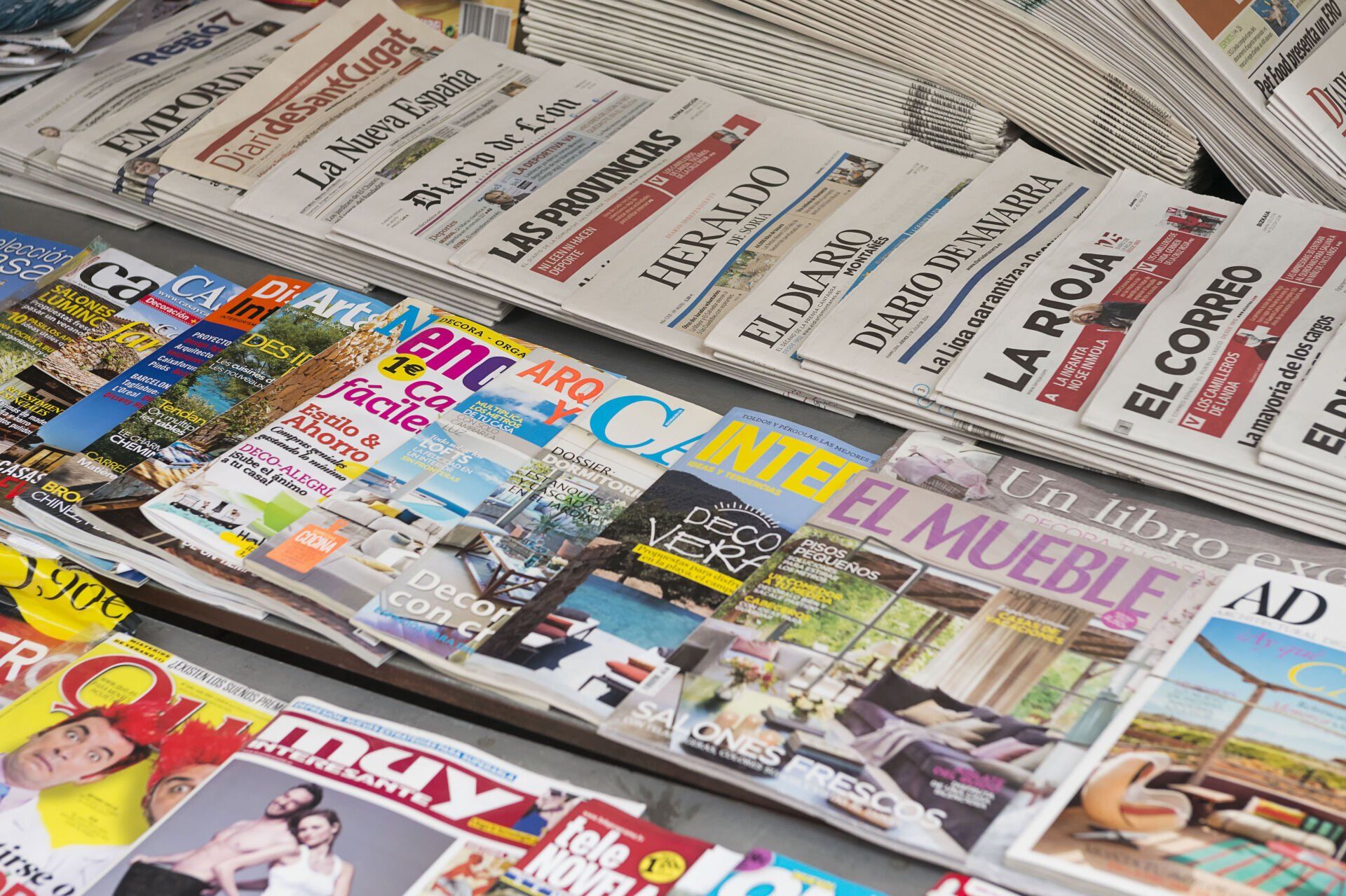 Revistas, prensa, material escolar...