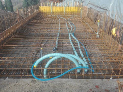 realizzazione piscina esterna - Terzi Mario SA