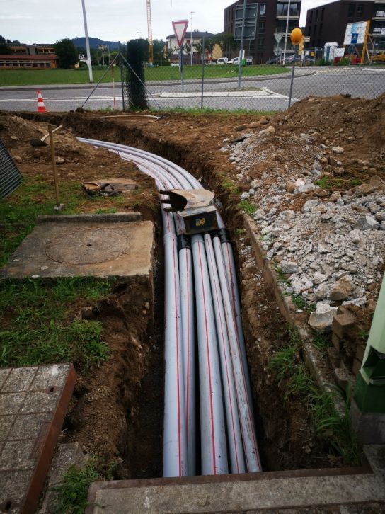 posa tubature stradali - Terzi Mario SA