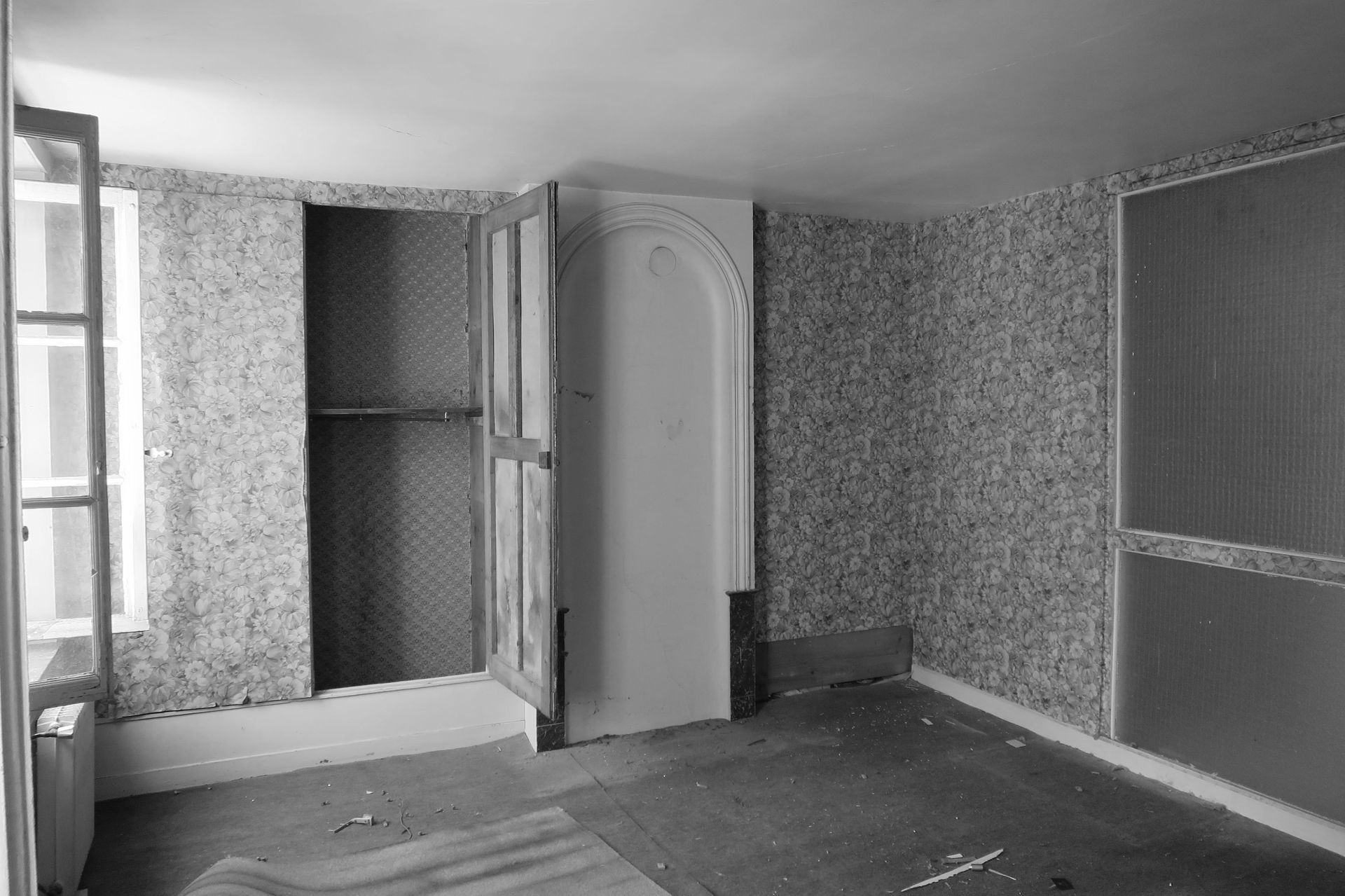 Une pièce en rénovation.