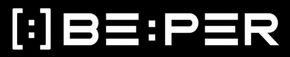 Logotipo de BE:PER Performance & Wellness en blanco sobre fondo negro.
