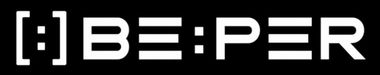 Logotipo de BE:PER Performance & Wellness en blanco sobre fondo negro.