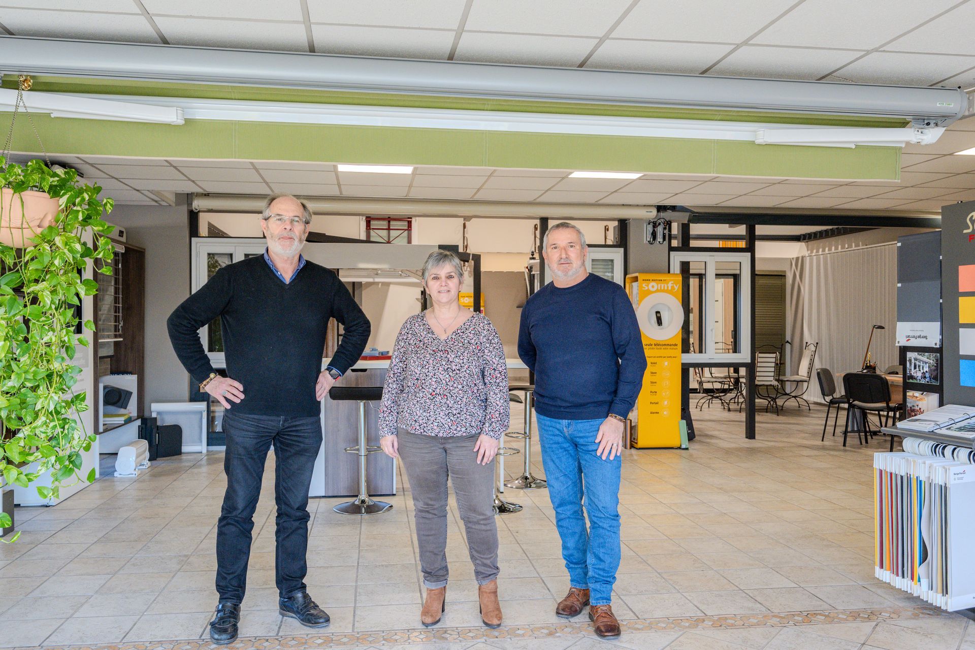 Équipe de l'entreprise Inter Stores à La Valette-du-Var.