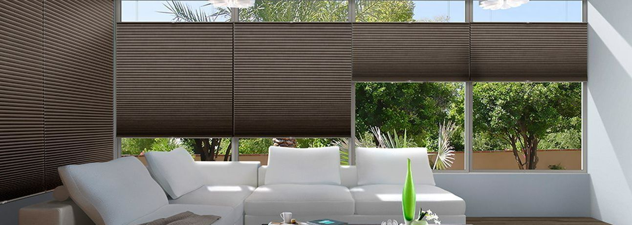 Stores d'intérieur dans un salon.