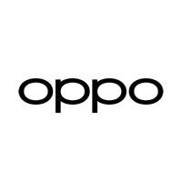 Logotipo de Oppo, una marca denominativa negra en una fuente sans-serif simple y redondeada.
