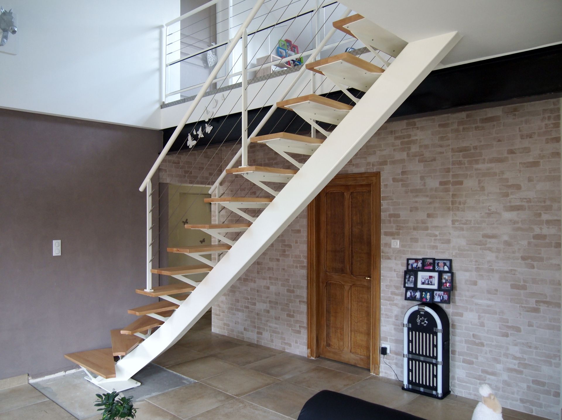 Escalier métallique d'intérieur